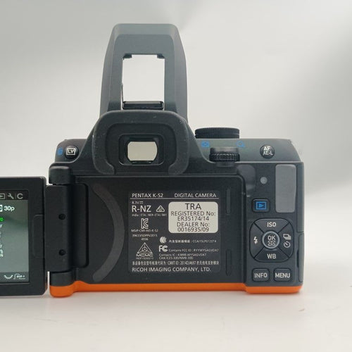 Pentax Digital Slr K-S2 Black Orange 5456