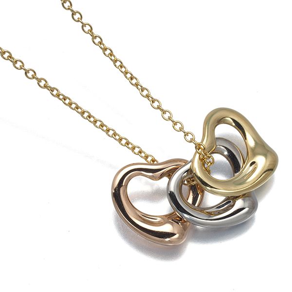 Tiffany Necklace K18Yg/Wg/Pg #174474