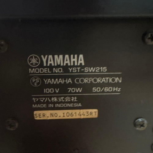 Other Yamaha Yst-Sw215