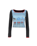 Long Sleeve Y2K Honkyo More Stuff Printed T-Shirt