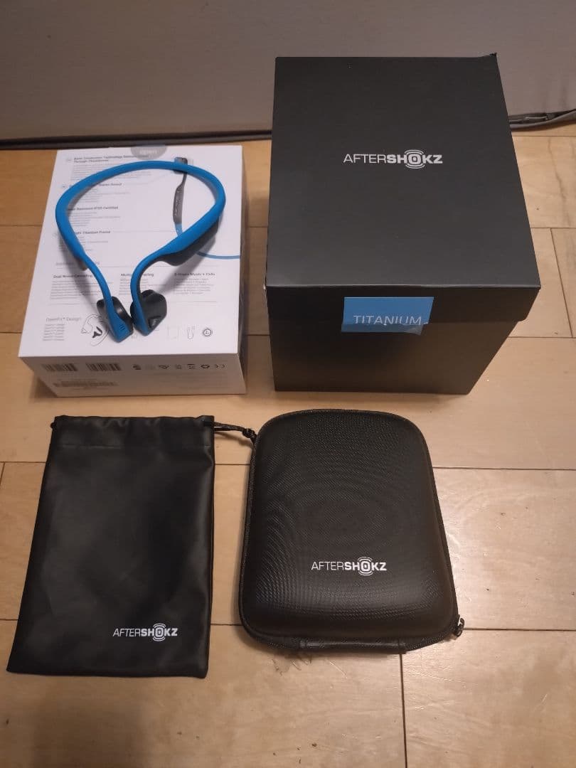 Bone Conduction Earphone Aftershokz Titanium