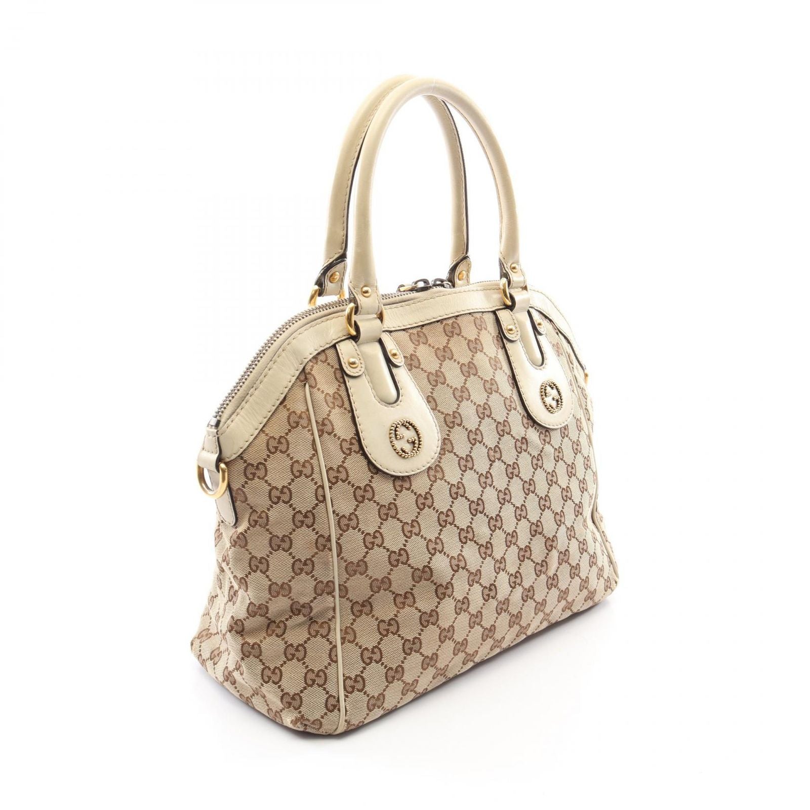 Gucci Handbag Gg 2Way 282299 Pvc Used B