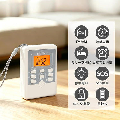 Portable Tv Wovte Am Fm Lcd 1