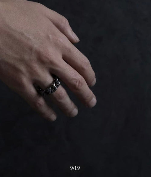 Rings Stlll Chain Ring Silver