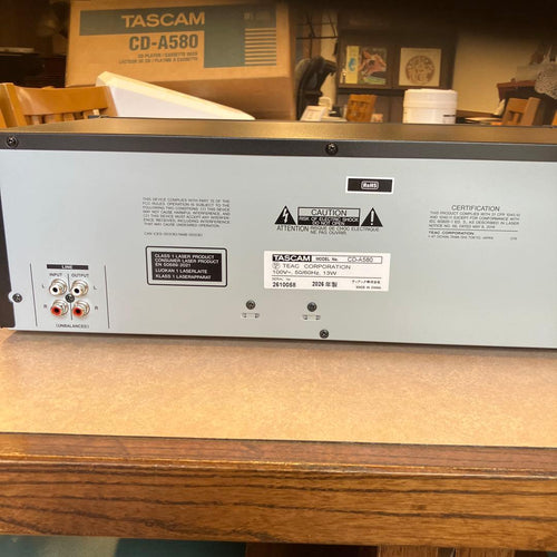 Tascam Cd, Md Cassette Decks Cd-A580