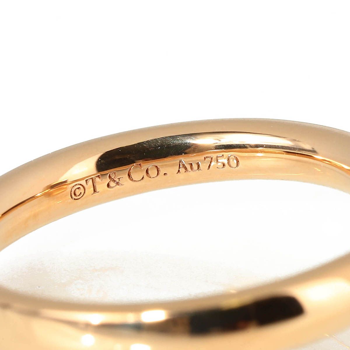 Tiffany Ring Tiffany&Co. T K18Pg 5.5 Ok