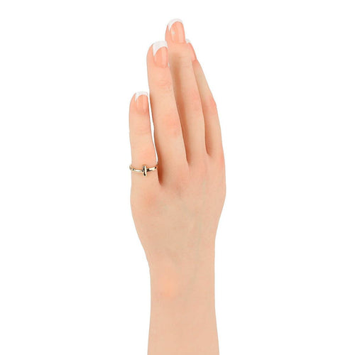 Tiffany Ring Tiffany&Co. T K18Pg 5.5 Ok