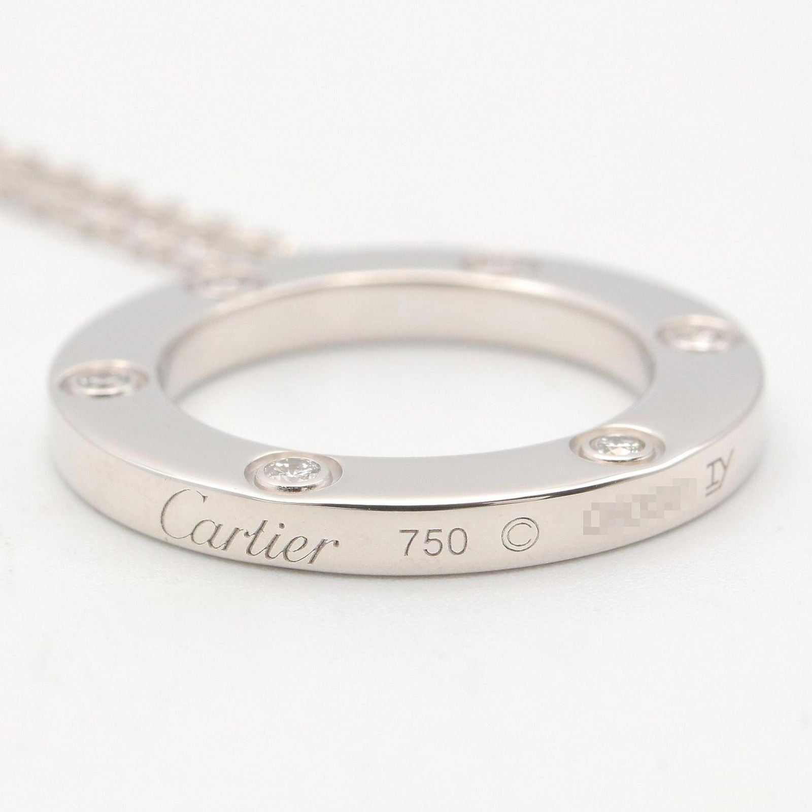 Cartier Necklace 6Pd 41.5 K18Wg Used A