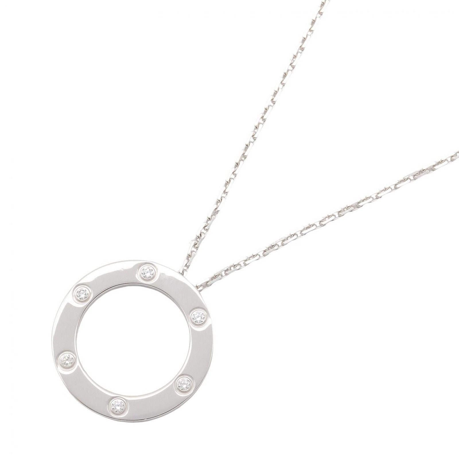 Cartier Necklace 6Pd 41.5 K18Wg Used A
