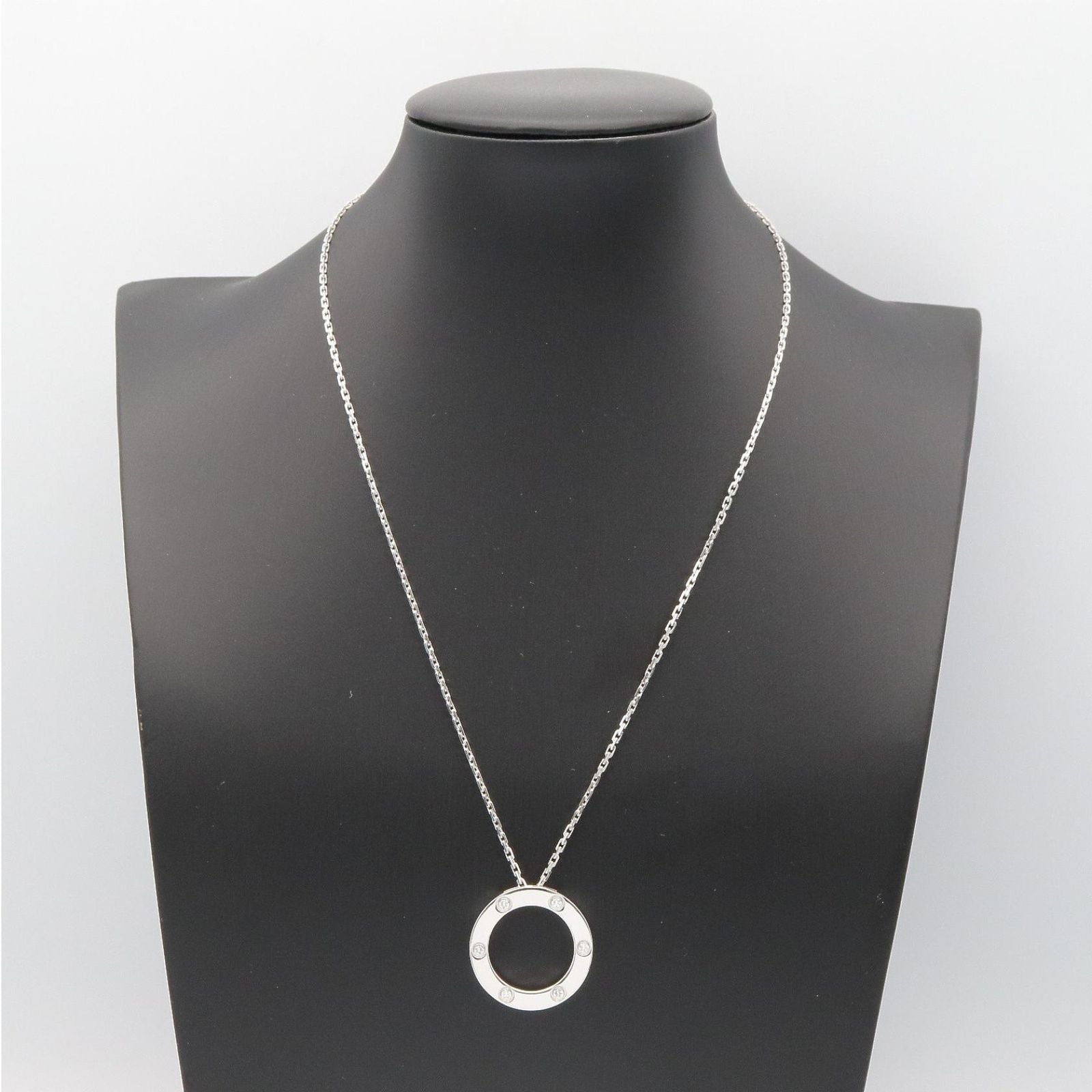 Cartier Necklace 6Pd 41.5 K18Wg Used A