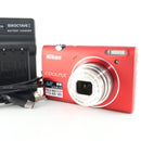 Nikon Compact Digital Camera Coolpix S5100 S5100Rd 1220 5 2.7