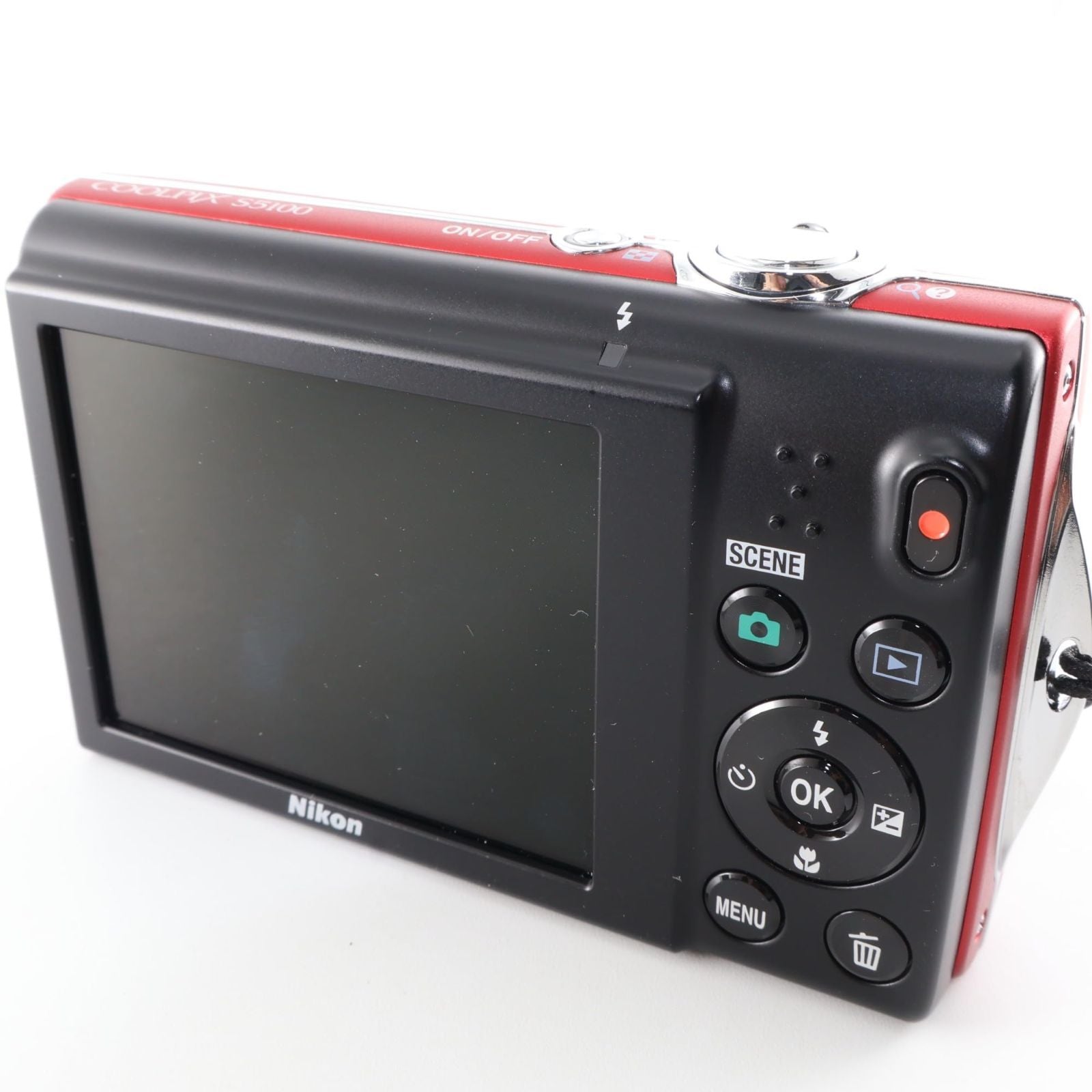 Nikon Compact Digital Camera Coolpix S5100 S5100Rd 1220 5 2.7