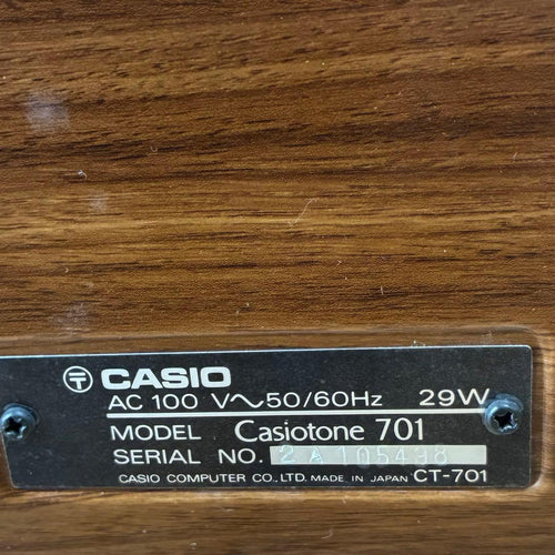 Casio Keyboards Digital Pianos Casiotone 701 Ct-701