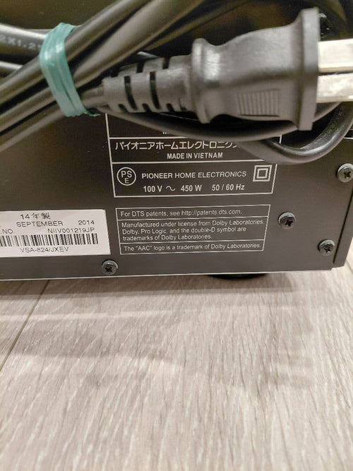 Pioneer Av Amplifiers Vsa-824 4K