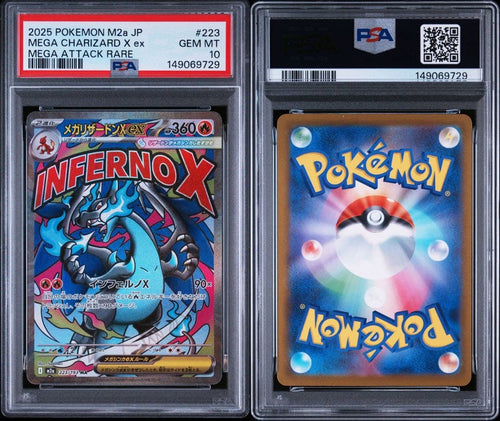 Pok Mon Trading Card Game Psa10 Xex Mega Ex 9729