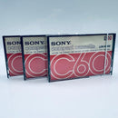 Sony Cassette Tapes 3 C60