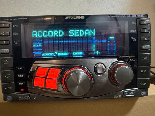 Decks, Players Changers Alpine Mda-W933J Md Cd Dsp