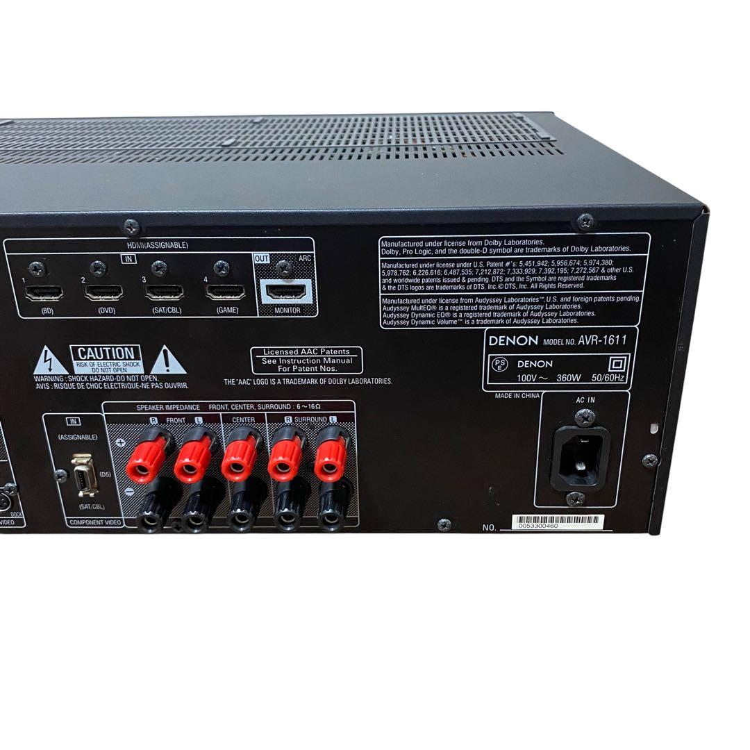 Denon Av Amplifiers Avr-1611 5.1Ch