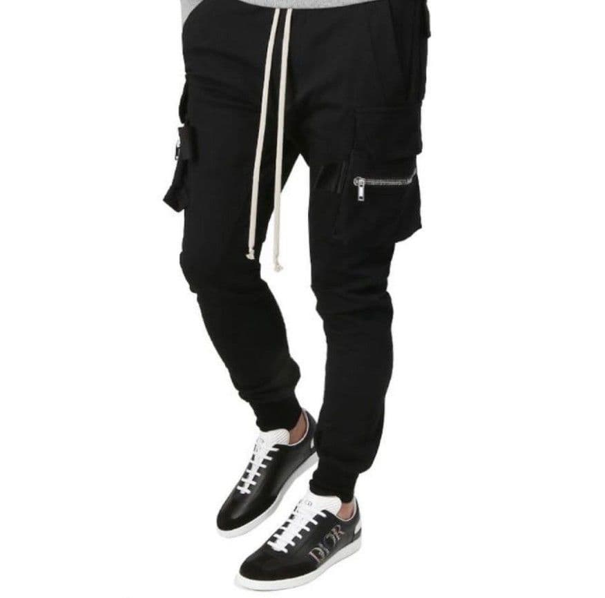 Rick Owens Work Pants, Cargo Painter'S Mastodon 54