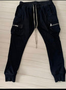 Rick Owens Work Pants, Cargo Painter'S Mastodon 54