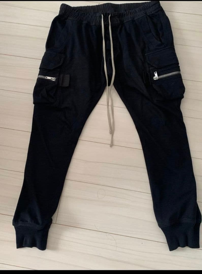 Rick Owens Work Pants, Cargo Painter'S Mastodon 54