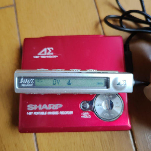 Sharp Portable Md Players 1Bit Im-Dr80-R