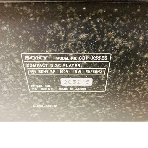 Sony Cd Sacd Players Cdp-X55Es Es