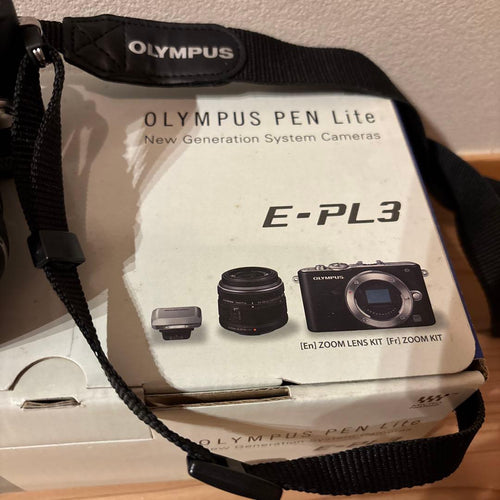 Olympus Mirrorless Interchangeable Lips Pen Lite E-Pl3