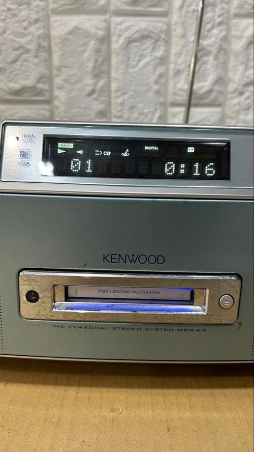 Kenwood Cd, Md Cassette Decks Mdx-K3