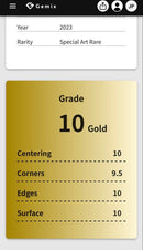 Pok Mon Trading Card Game Gemix10Gold Sar Psa10