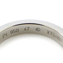 Cartier Ring C B4051347 1 0.03Ct Pt950 7 #47