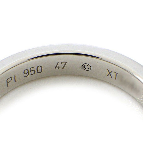 Cartier Ring C B4051347 1 0.03Ct Pt950 7 #47