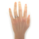 Cartier Ring C B4051347 1 0.03Ct Pt950 7 #47