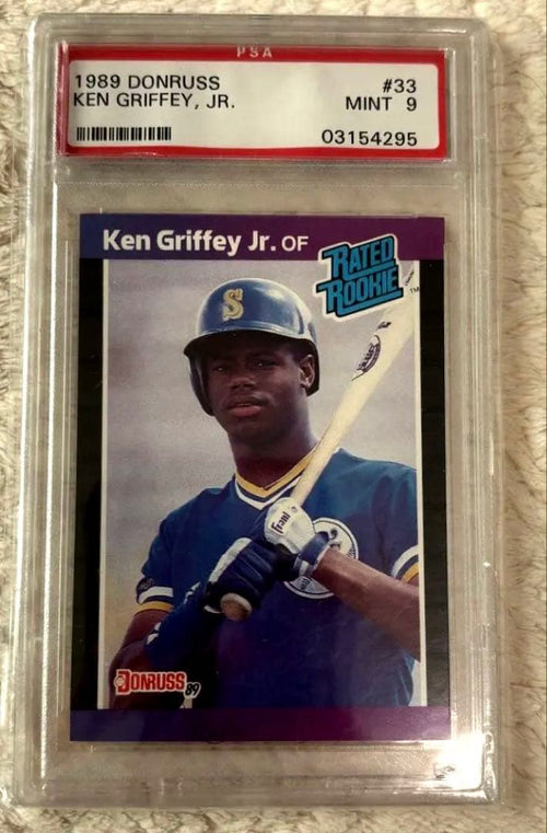 Mlb 1989 Donruss #33 Ken Griffey Jr Rc Psa 9