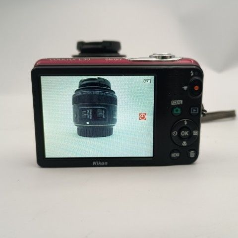 Nikon Compact Digital Camera Coolpix L30 Red
