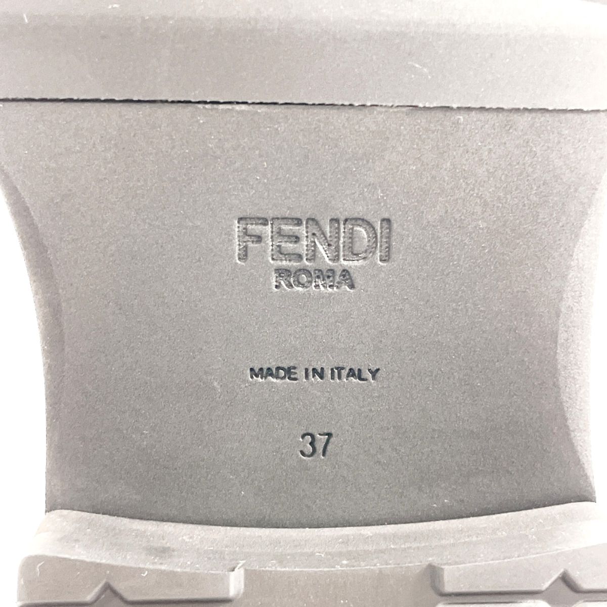 Fendi Long Boots 21Aw Embossed Ff Motif 8U8036