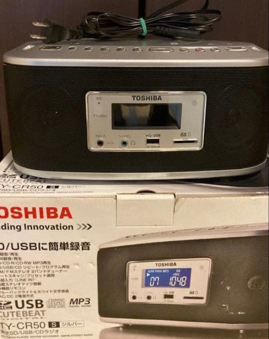 Toshiba Cd, Md Cassette Decks Ty-Cr50 Cd/Sd/Usb