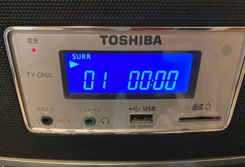 Toshiba Cd, Md Cassette Decks Ty-Cr50 Cd/Sd/Usb