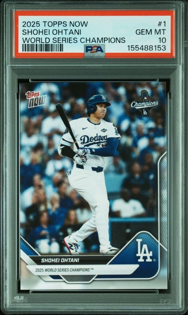 Mlb Psa10 Topps Now Ws-1 2025