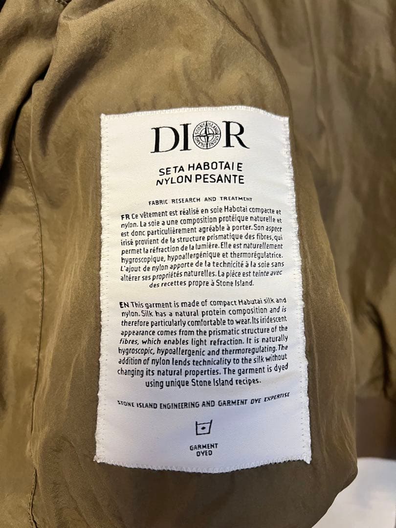 Christian Dior Ma-1 Flight Jackets X Stone Island 52