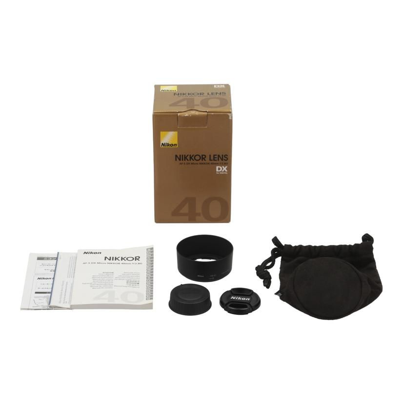 Nikon Video Camera Lens /40Mm Af-S Dx Micro F2.8G B 19