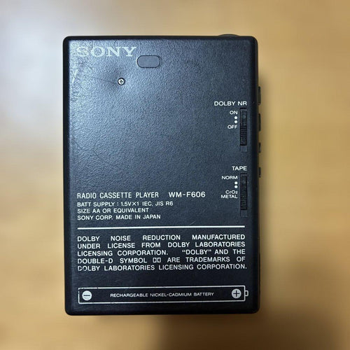 Cassette Players Sony Walkman Wm-F606