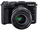 Digital Slr Canon Eos M3 Ef-M18-55Mm F3.5-5.6 Is Stm Eosm3Bk-1855Isstmlk Qqffhab