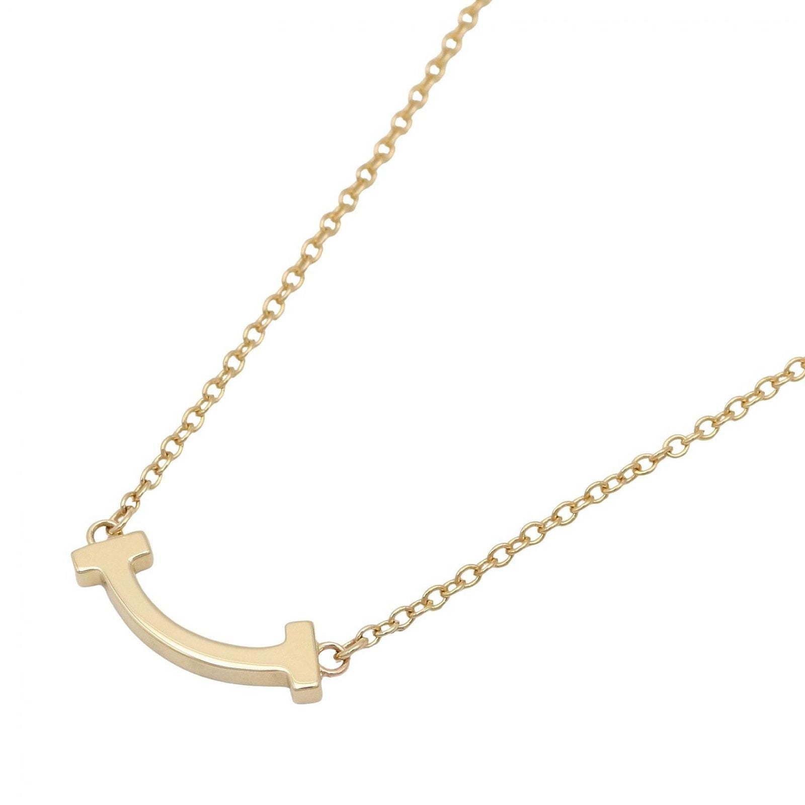 Tiffany Necklace Co T 62617640 43/48.5 K18 Used A
