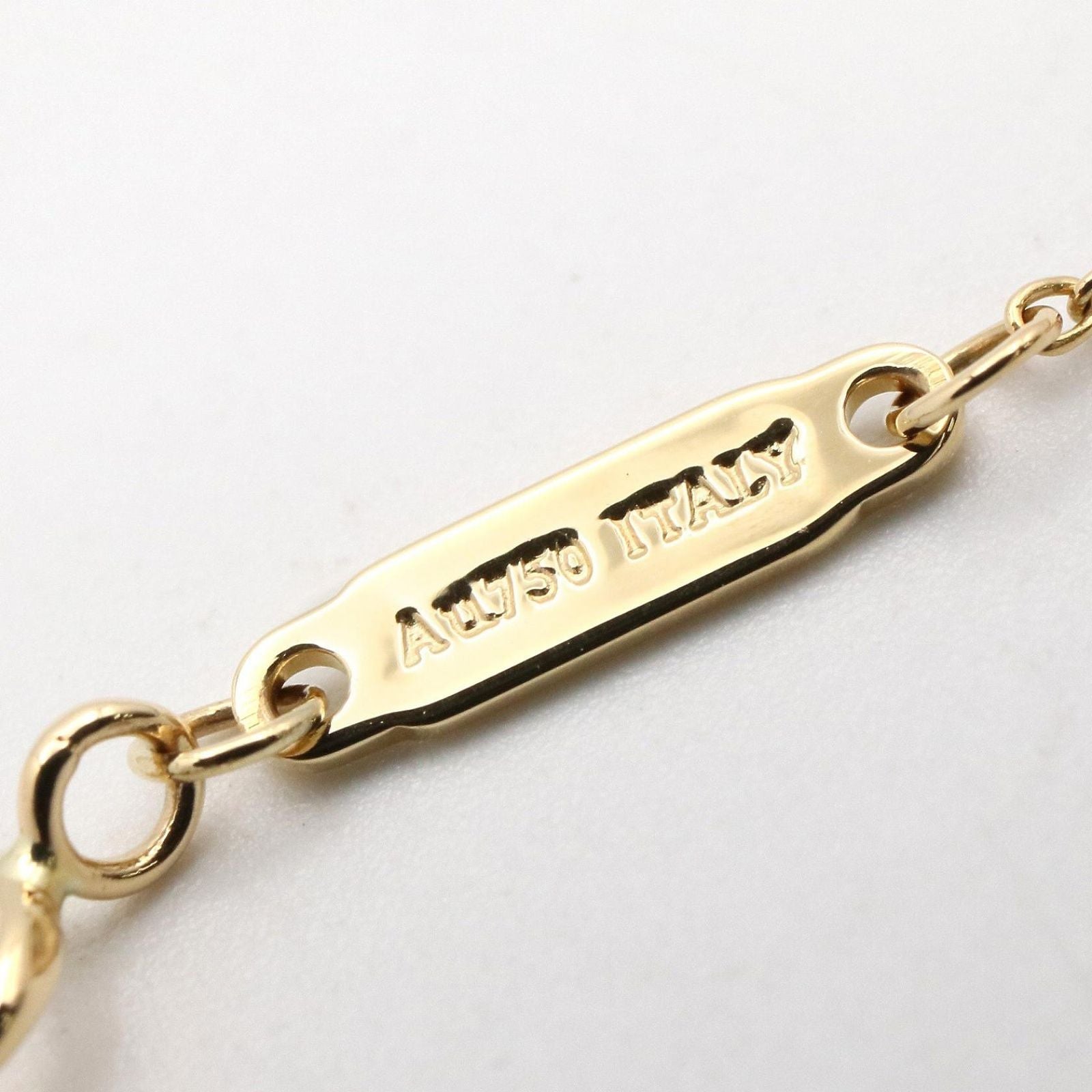 Tiffany Necklace Co T 62617640 43/48.5 K18 Used A