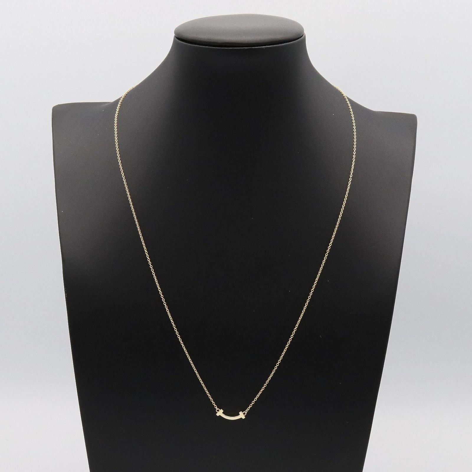 Tiffany Necklace Co T 62617640 43/48.5 K18 Used A