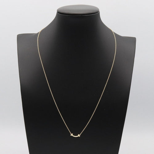 Tiffany Necklace Co T 62617640 43/48.5 K18 Used A