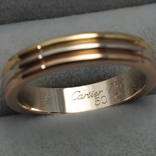 Cartier Ring 50 K18Yg/Wg/Pg #195498