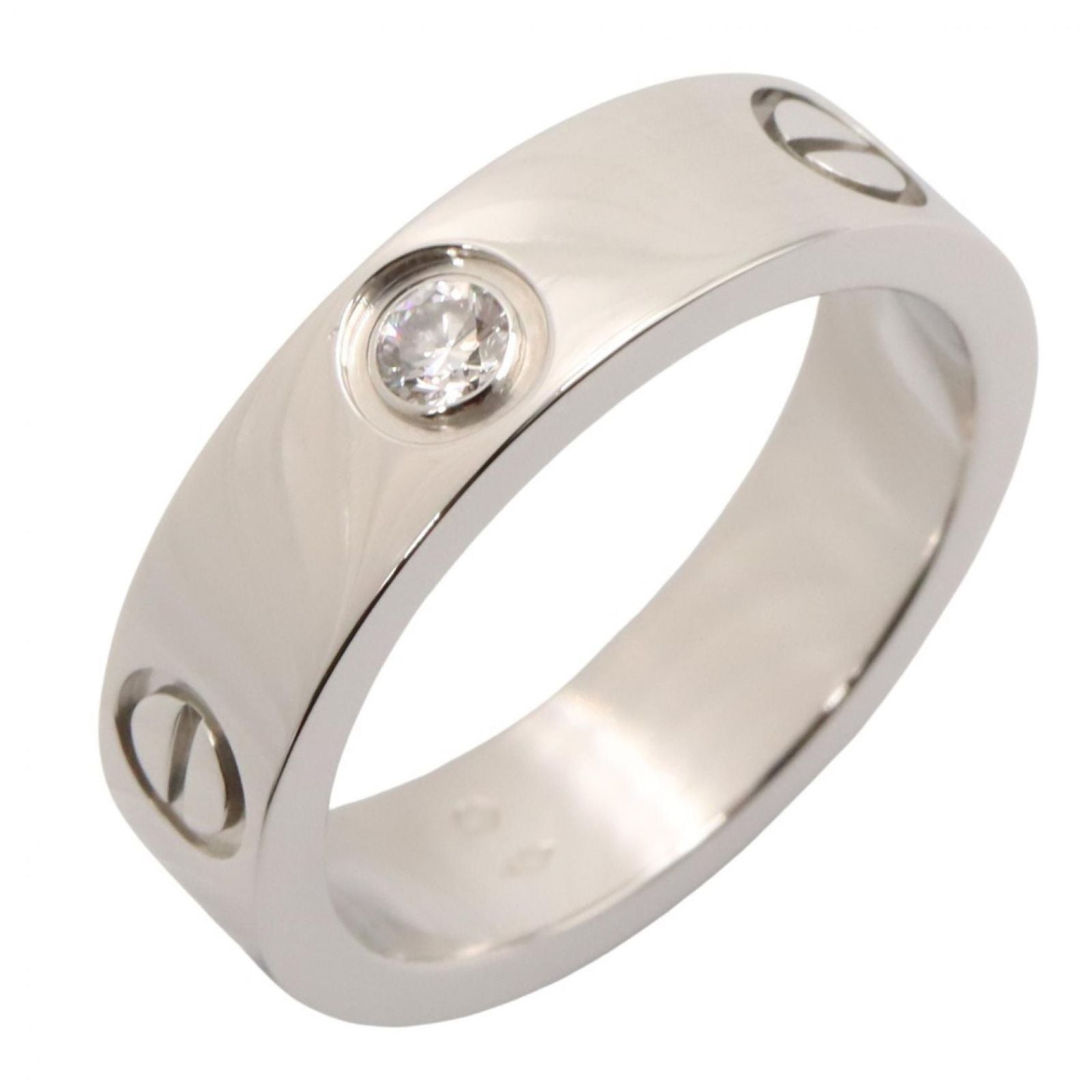 Cartier Ring 1Pd Pt950 Used A
