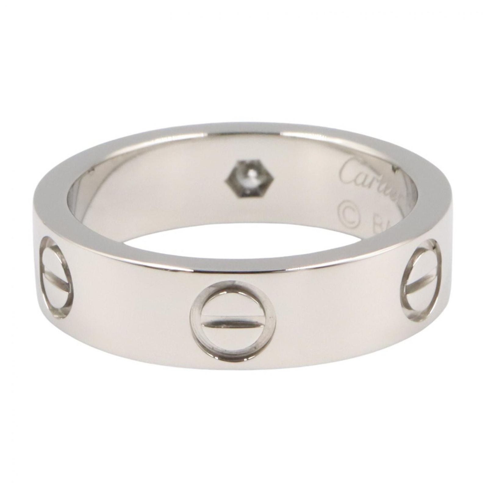 Cartier Ring 1Pd Pt950 Used A